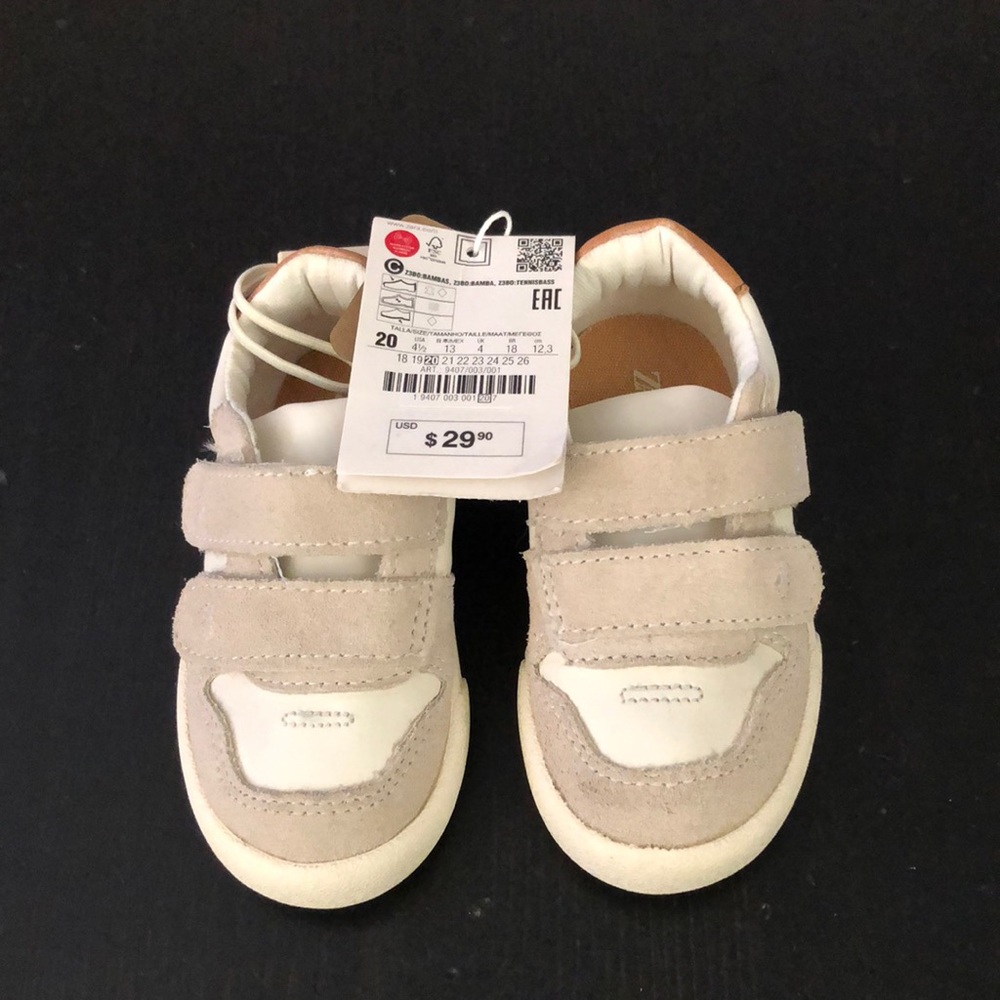 New with tags Zara baby shoes